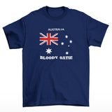 Bloody Oath! Australian Flag Adults T-Shirt (Jnr Navy)