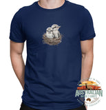 Baby Kookaburra Nest Adults T-Shirt (Jr Navy)