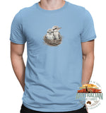 Baby Kookaburra Nest Adults T-Shirt (Light Blue)