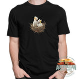 Baby Cockatoo Nest Adults T-Shirt (Black)