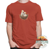 Baby Cockatoo Nest Adults T-Shirt (Rust)