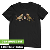 Bearded Dragon Family Adults T-Shirt (Various Colours)