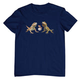 Bearded Dragon Family Adults T-Shirt (Jr Navy)