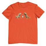 Bearded Dragon Family Adults T-Shirt (Orange)