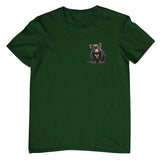 Baby Tasmanian Devil Left Chest Logo Adults T-Shirt (Bottle Green)