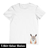 Numbat Face Hem Print Childrens T-Shirt (Various Colours)