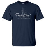 Fannie May's Intimate Waxing Fake Business Logo T-Shirt (Navy)