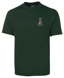 Ned Kelly Helmet R.I.P Logo T-Shirt (Bottle Green)