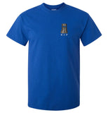 Ned Kelly Helmet R.I.P Logo T-Shirt (Royal Blue)