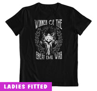 Great Emu War Winner Ladies T-Shirt (Black)