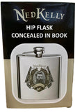 Ned Kelly Such is Life Hip Flask (Concealed in Fake Book) - Shown in Box